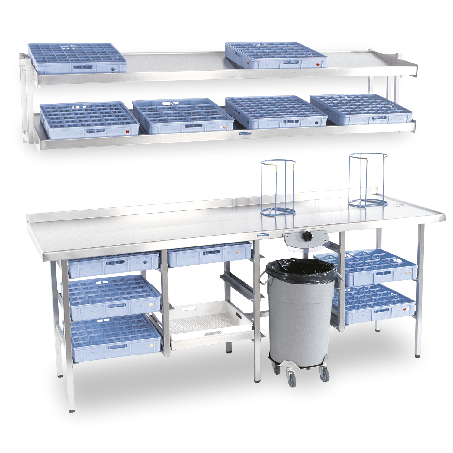 Sorteringsbänk och -hylla