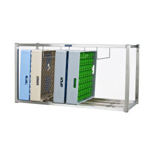 Väggmonterade tomkorgställ